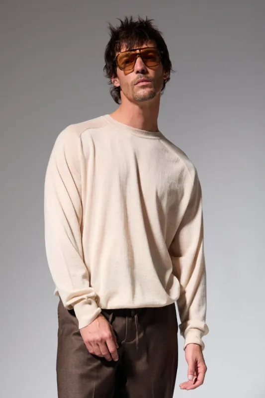 Cashmere Long Sleeve Raglan made by SPRWMN