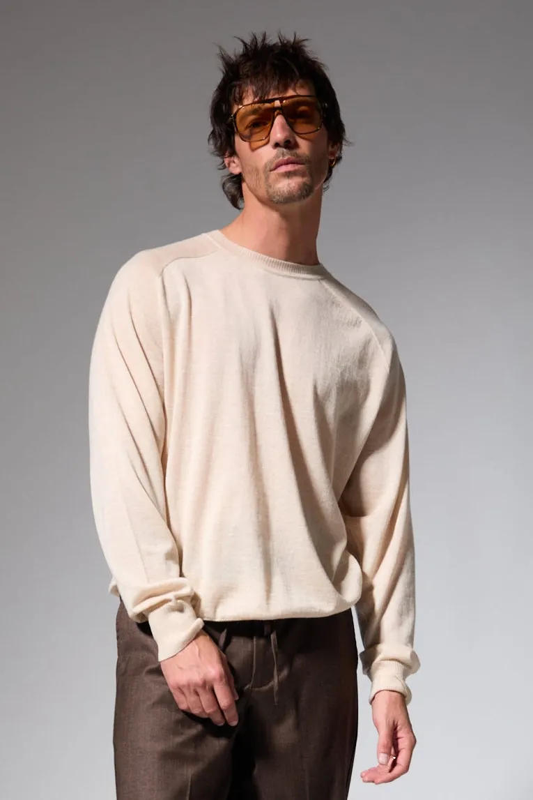 Cashmere Long Sleeve Raglan sold by SPRWMN
