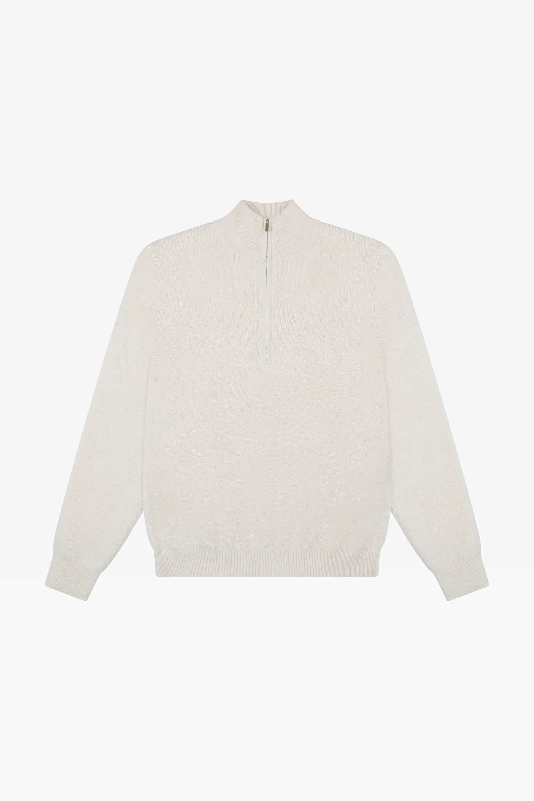 Cashmere Quarter Zip Sweater sold by SPRWMN product image thumbnail 4