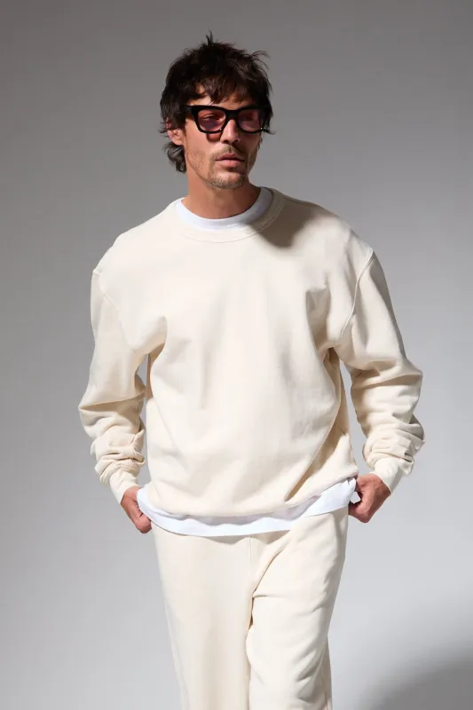 Cotton Crewneck Sweatshirt made by SPRWMN