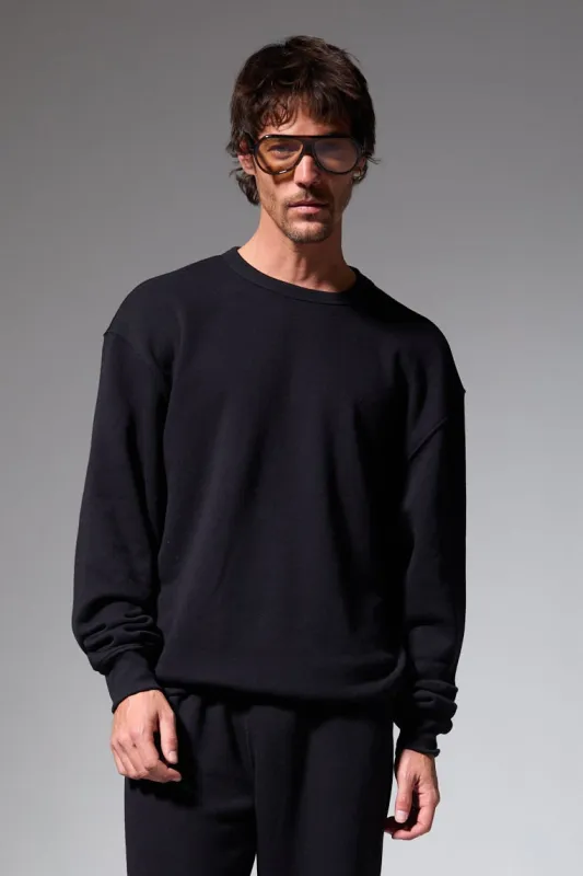 Cotton Crewneck Sweatshirt made by SPRWMN