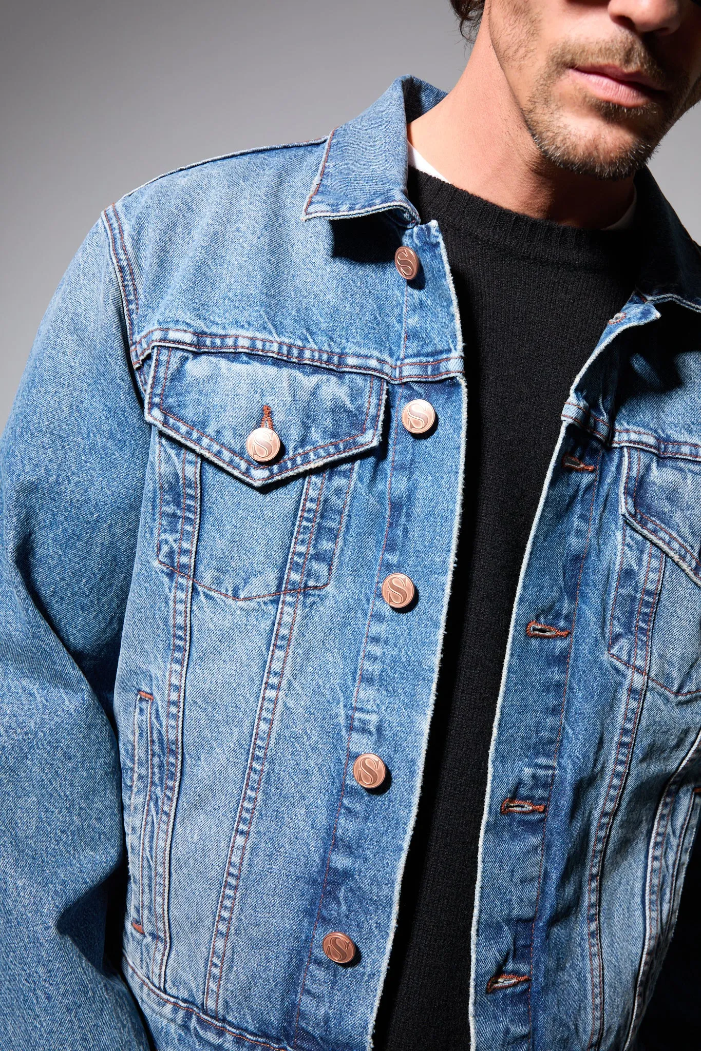Classic Denim Jacket sold by SPRWMN product image thumbnail 2