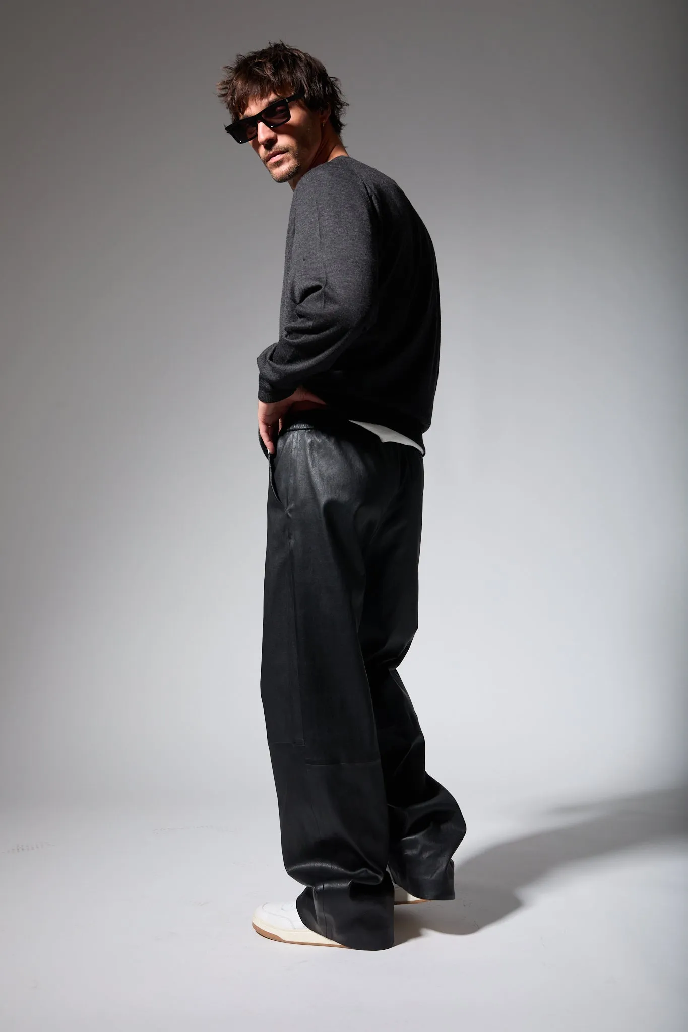 Leather Relaxed Trouser sold by SPRWMN product image thumbnail 3
