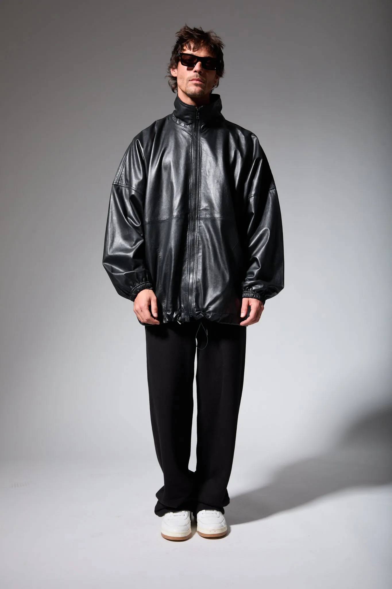 Leather Anorak Jacket sold by SPRWMN product image thumbnail 2