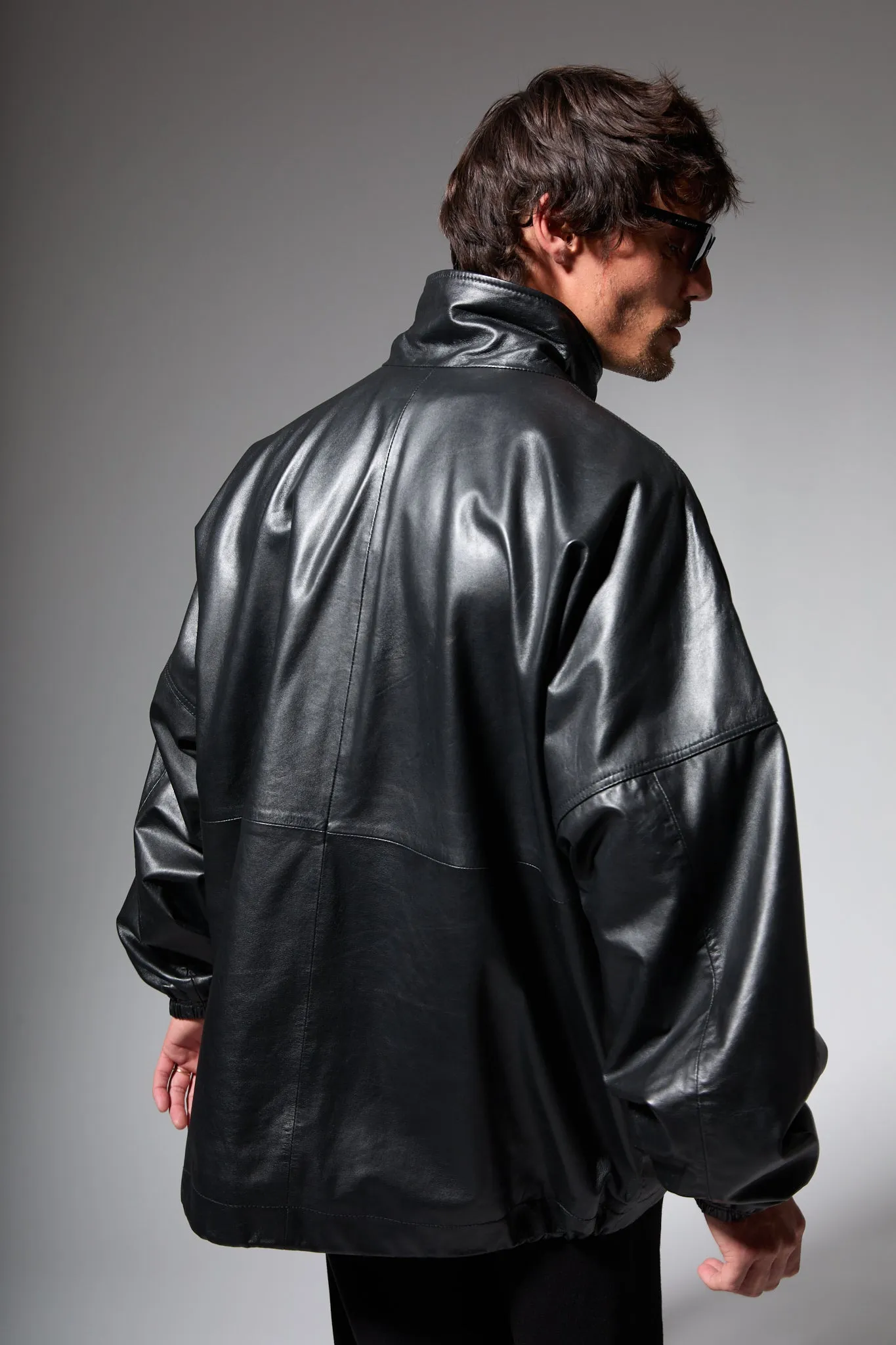 Leather Anorak Jacket sold by SPRWMN product image thumbnail 4