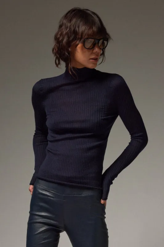 Cashmere Mock Neck made by SPRWMN