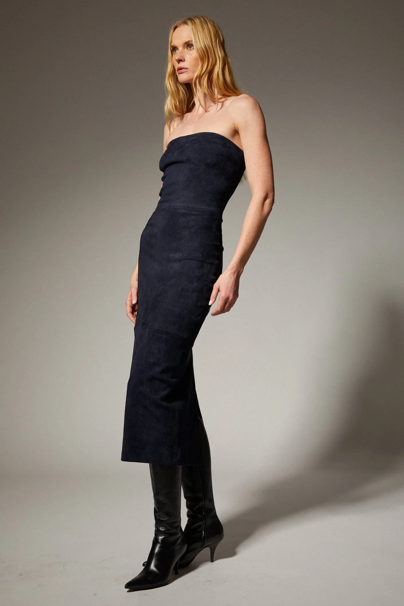 Carolyn Suede Tube Dress sold by SPRWMN product image thumbnail 2