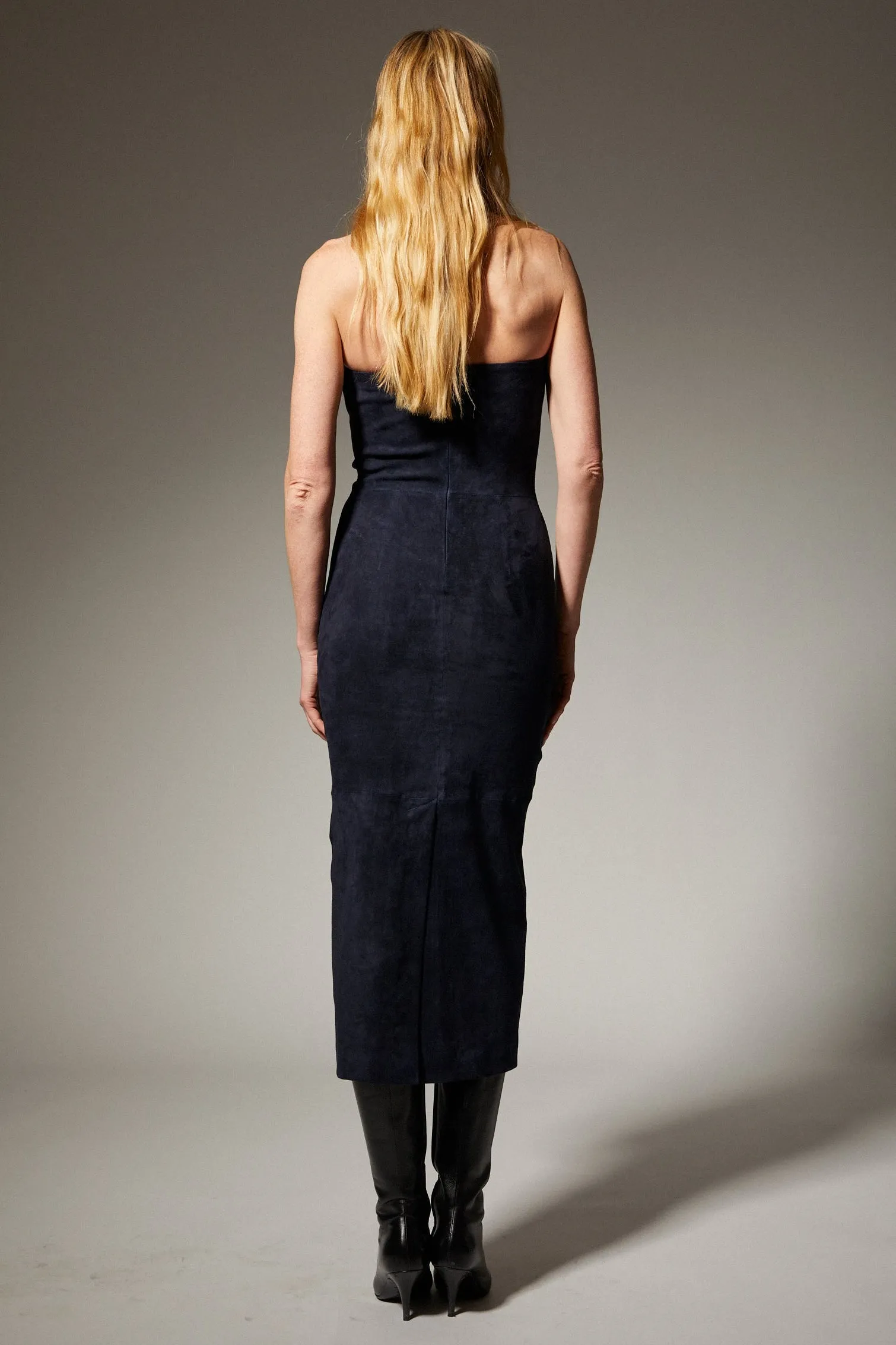 Carolyn Suede Tube Dress sold by SPRWMN product image thumbnail 3