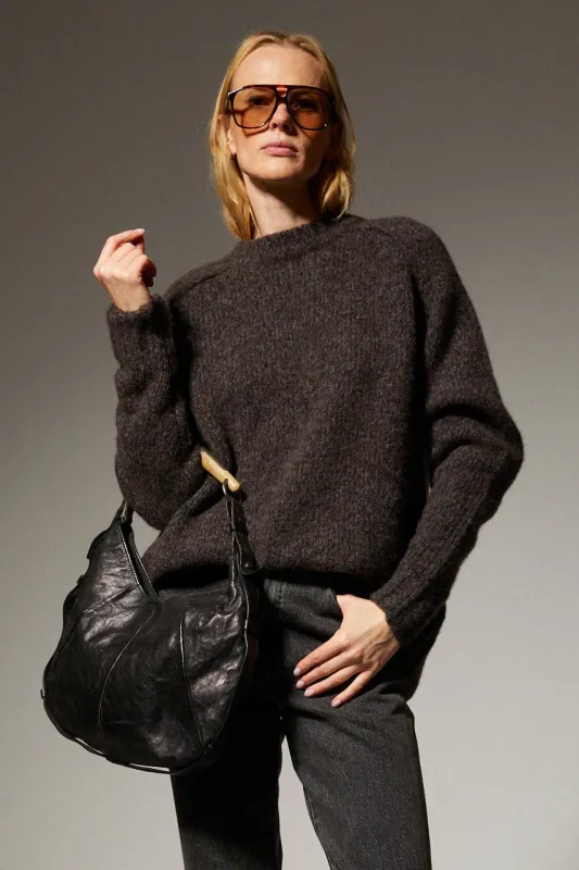 Cashmere Silk Crewneck Sweater made by SPRWMN
