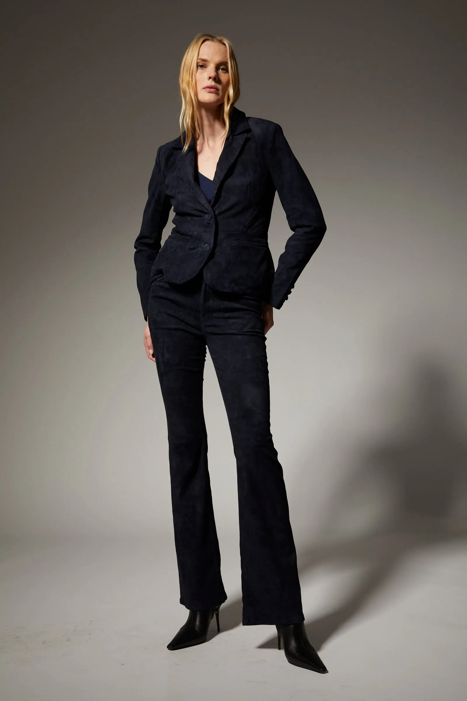 Claire Suede Blazer sold by SPRWMN