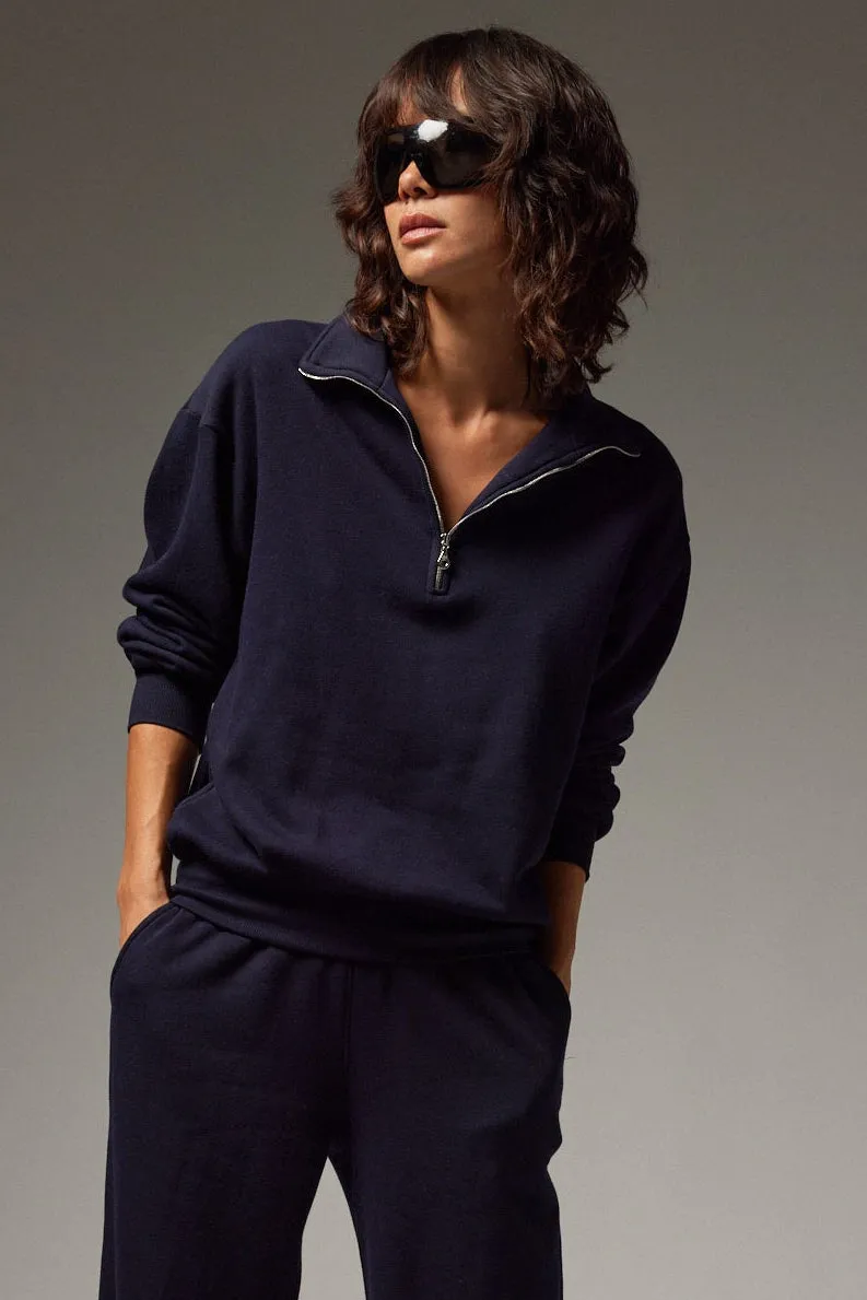 Quarter Zip Sweatshirt sold by SPRWMN
