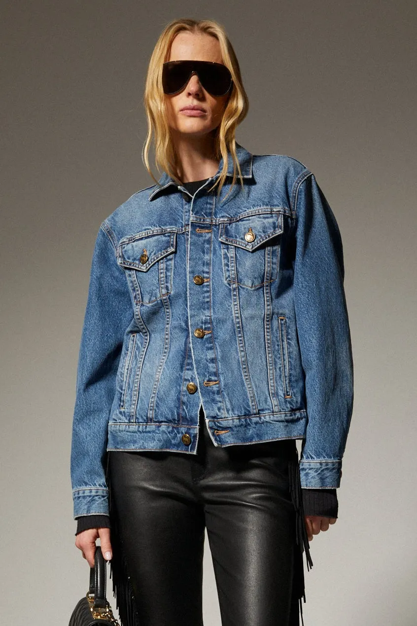 Denim Trucker Jacket sold by SPRWMN