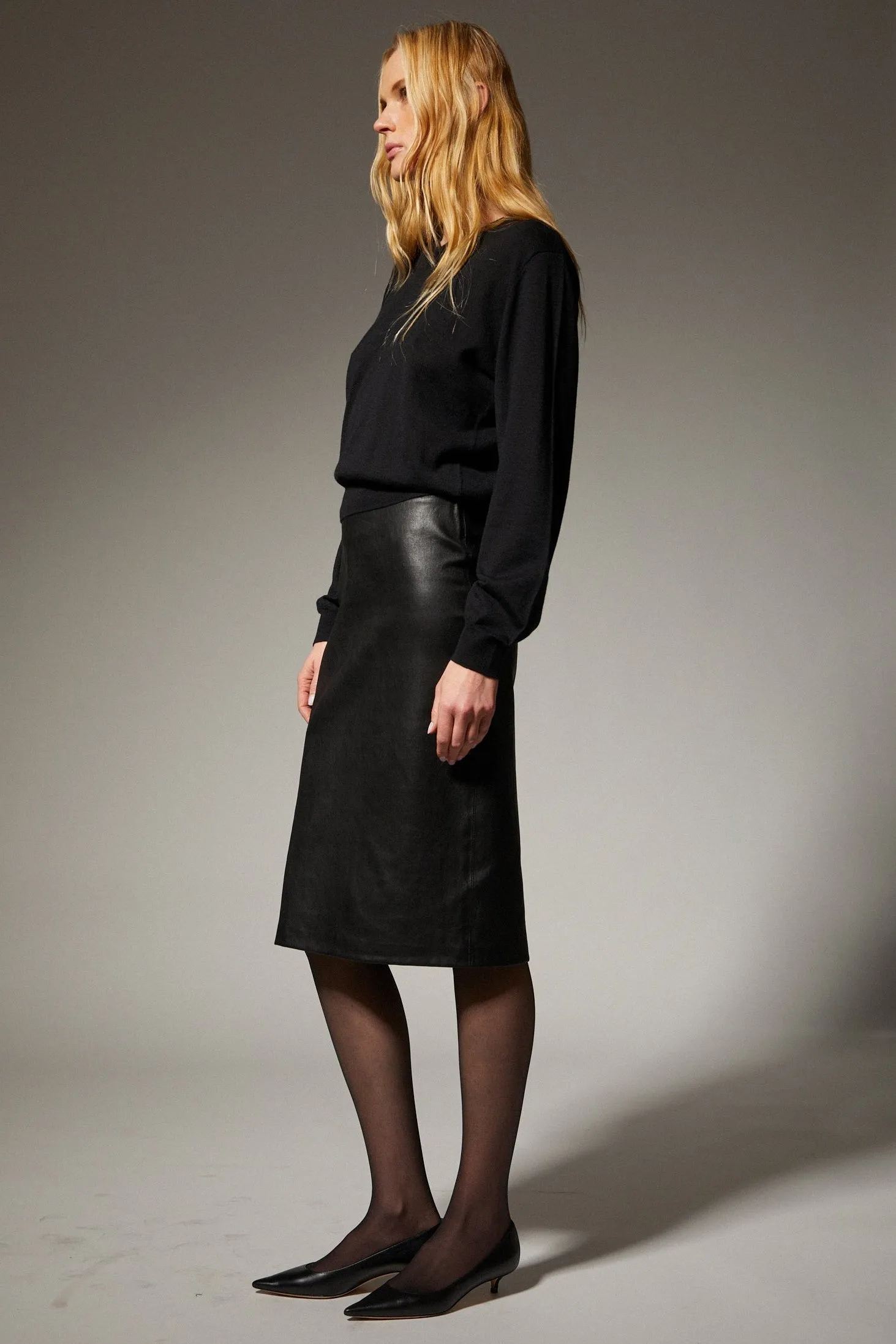 Cashmere Shrunken V Neck sold by SPRWMN product image thumbnail 2