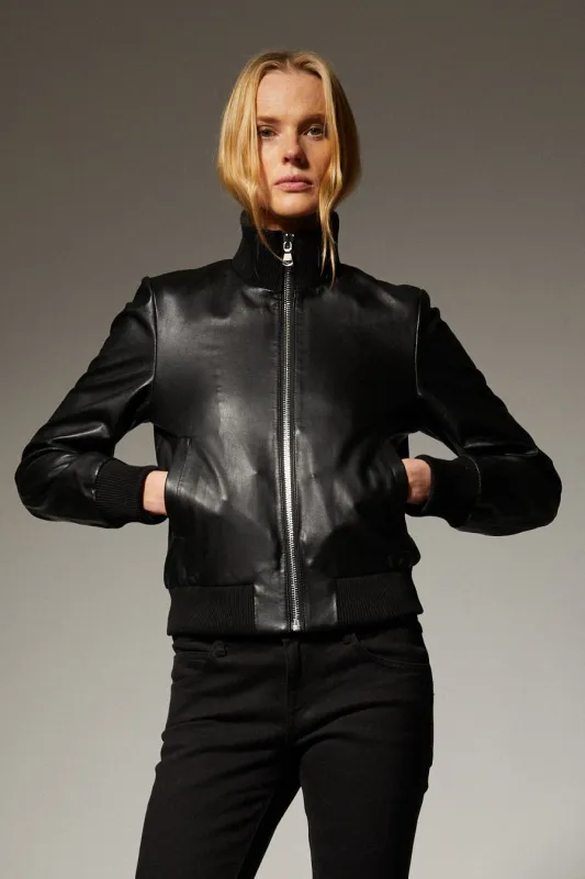 Jill Leather Jacket made by SPRWMN