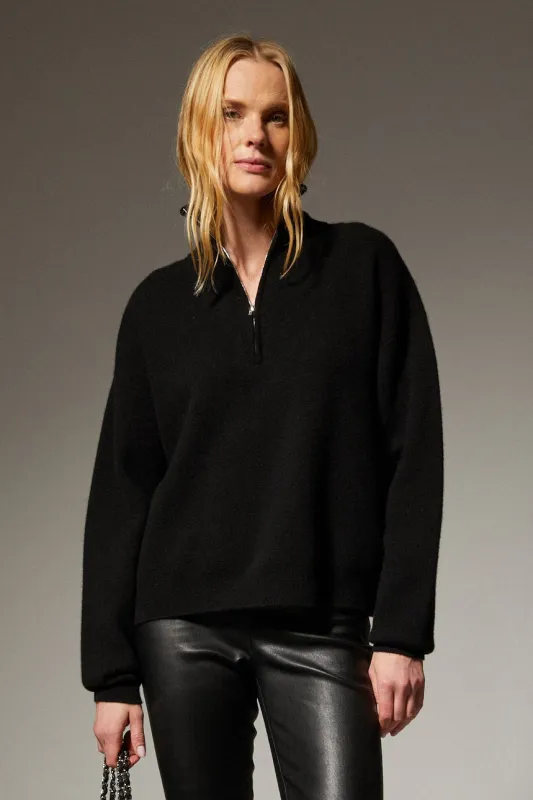 Quarter Zip Sweatshirt made by SPRWMN