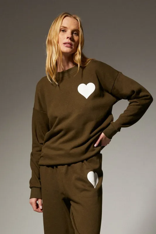 Heart Sweatshirt made by SPRWMN