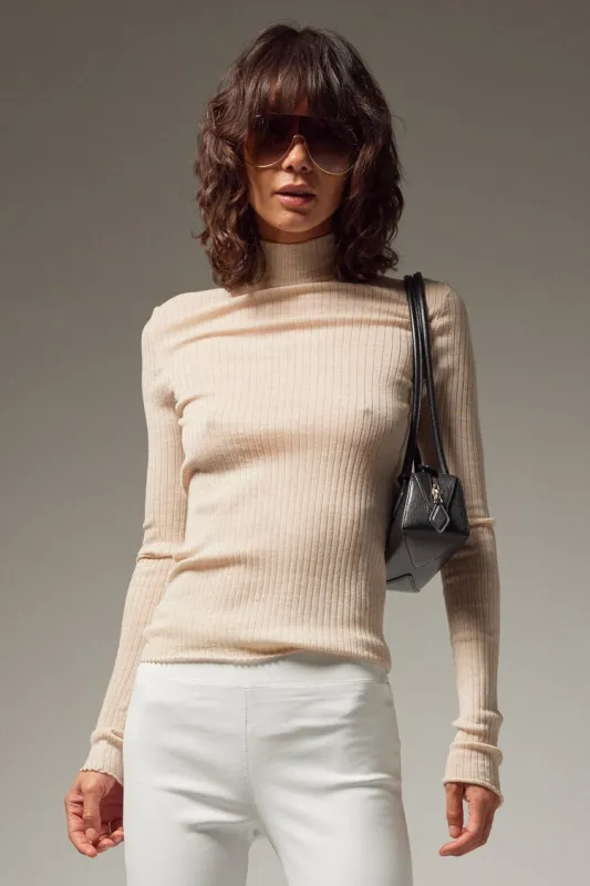 Cashmere Mock Neck made by SPRWMN