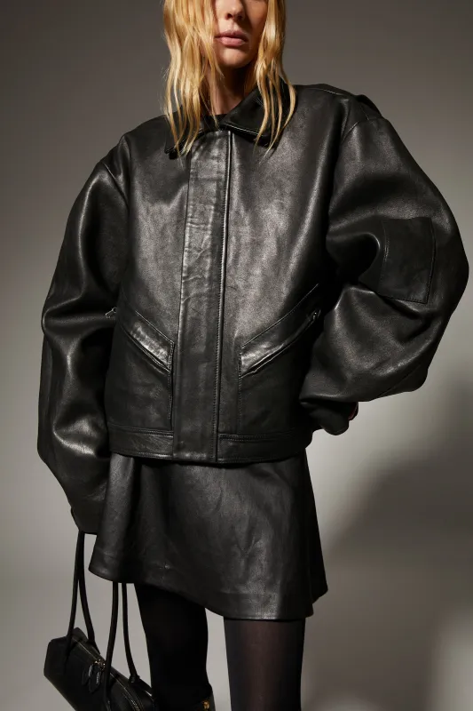 Arielle Leather Jacket made by SPRWMN