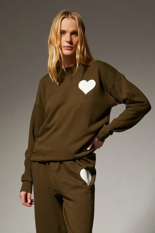 Heart Sweatshirt made by SPRWMN