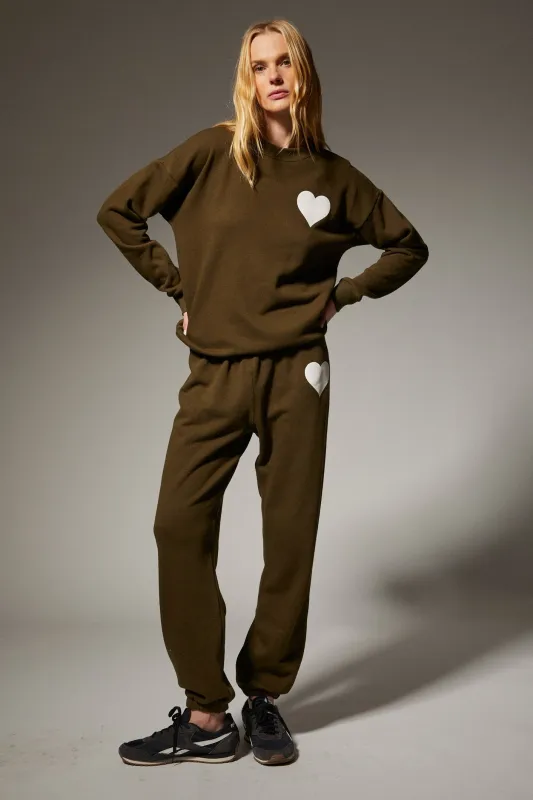 Heart Sweatpants made by SPRWMN