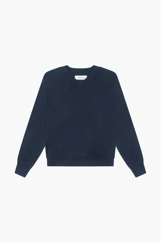 Cashmere Shrunken V Neck made by SPRWMN