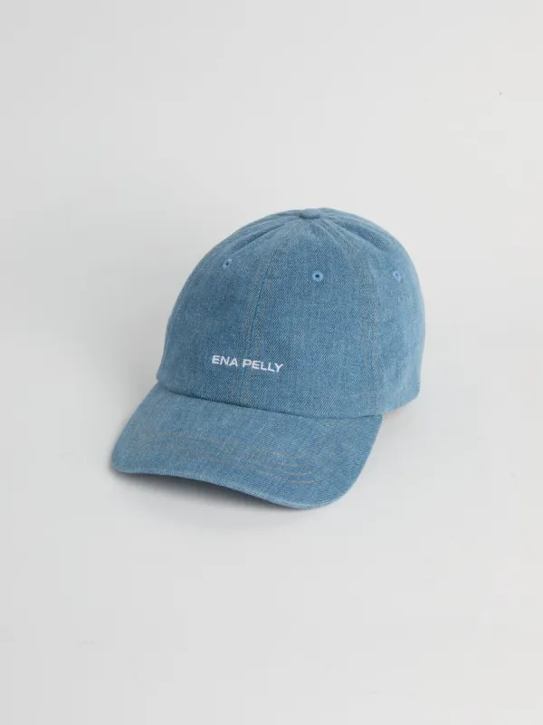 EP WASHED CAP - Washed Denim sold by Ena Pelly