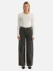 NOVA DENIM CARGO PANT - Charcoal Wash sold by Ena Pelly