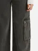 NOVA DENIM CARGO PANT - Charcoal Wash sold by Ena Pelly