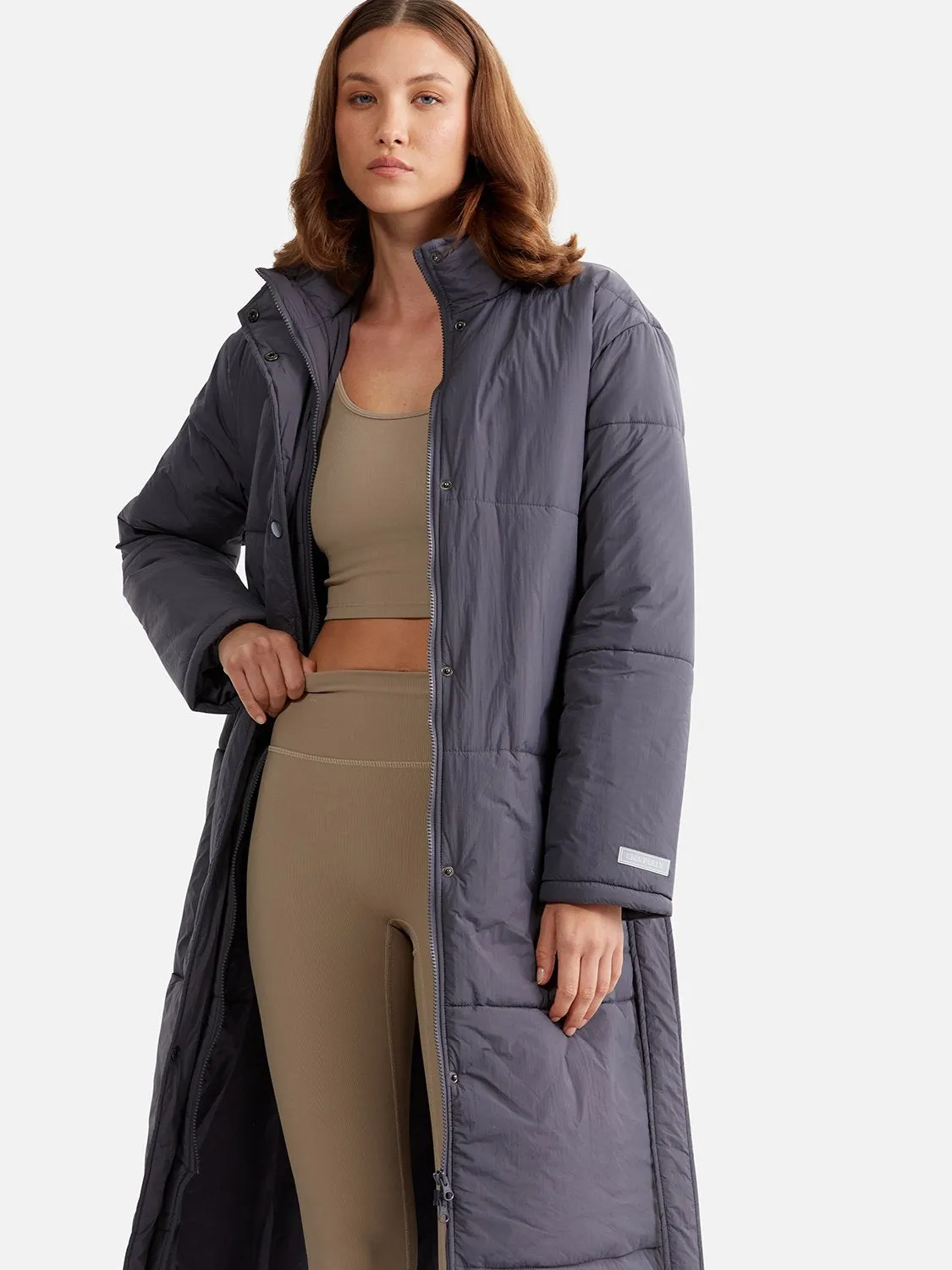 Elodie Oversized Puffer Jacket - Gunmetal sold by Ena Pelly product image thumbnail 5