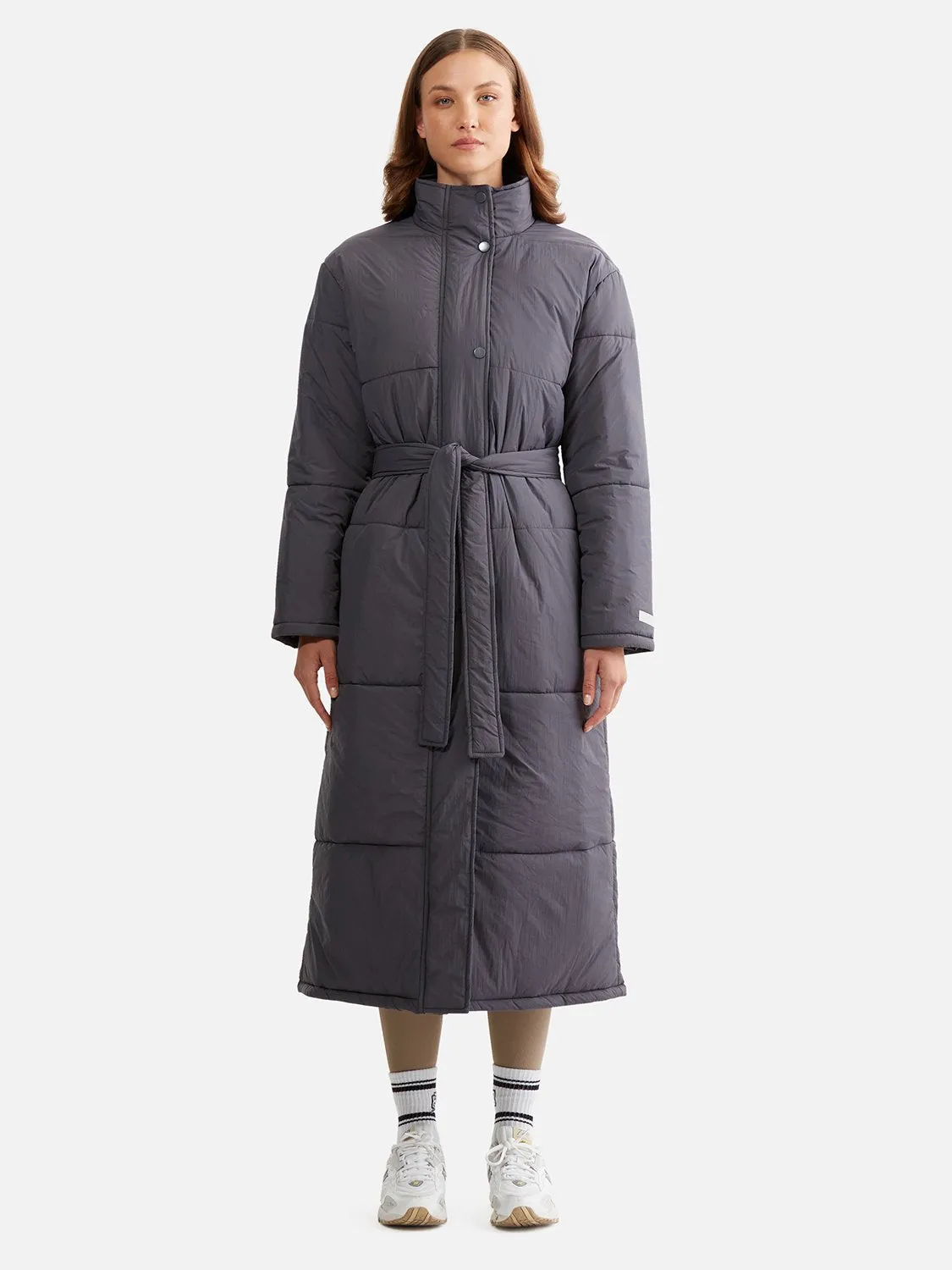 Elodie Oversized Puffer Jacket - Gunmetal sold by Ena Pelly