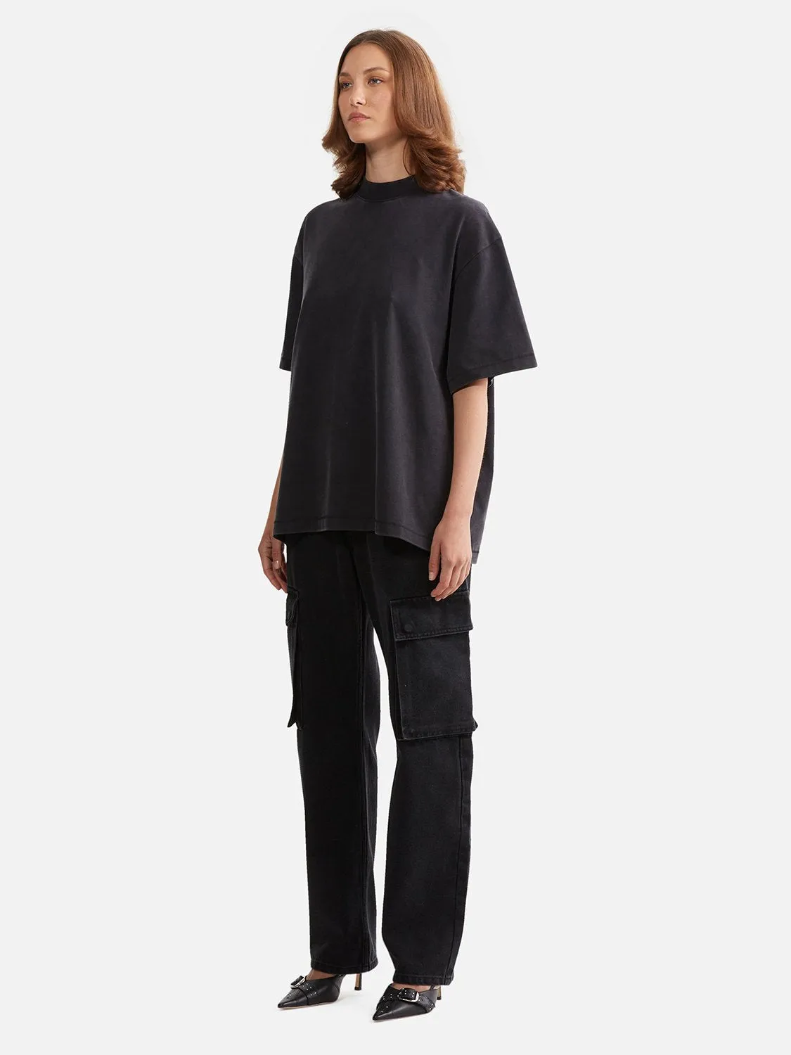 Classic Logo Tee - Washed Black sold by Ena Pelly product image thumbnail 2