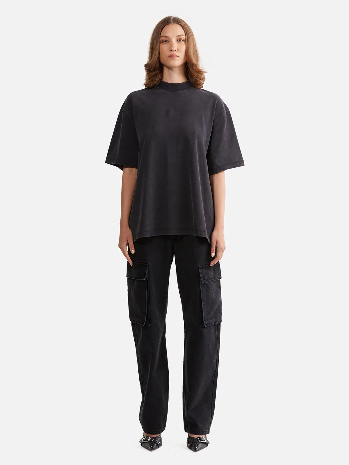 Classic Logo Tee - Washed Black sold by Ena Pelly