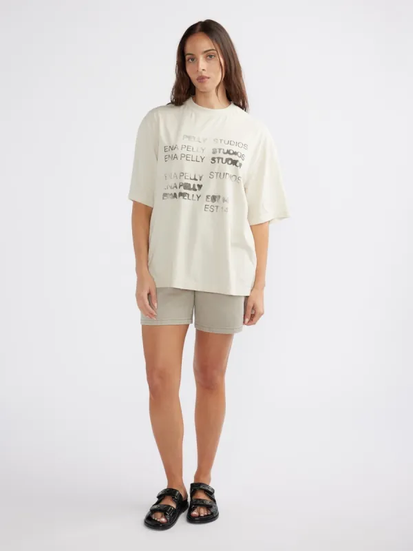 BLURRED LOGO TEE sold by Ena Pelly