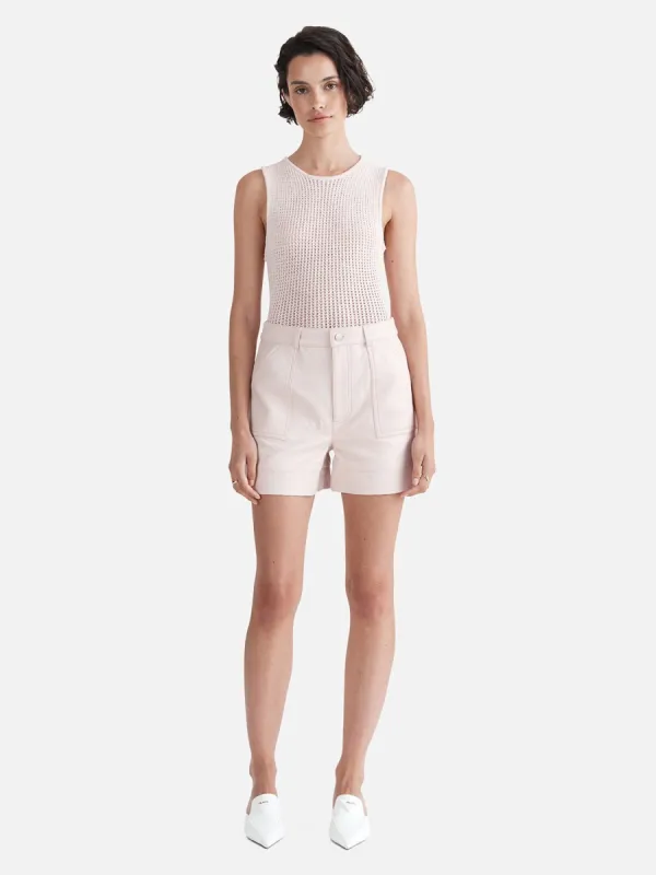 Aria Crochet Bodysuit - Pink Ice sold by Ena Pelly