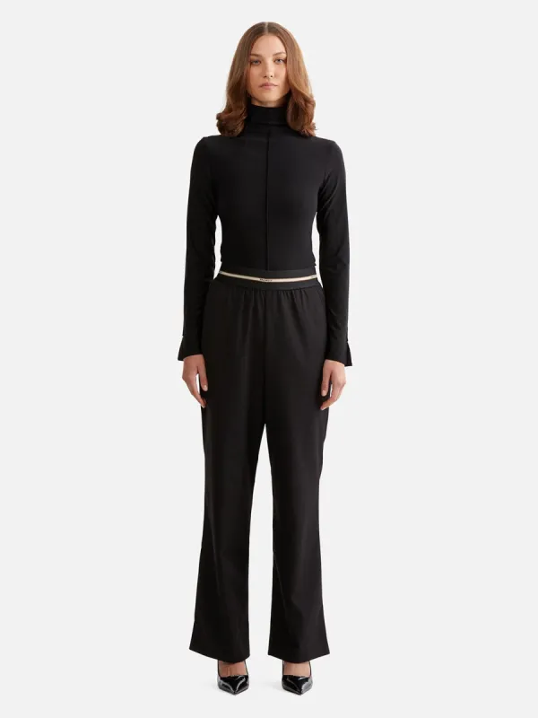 Scarlett Relaxed Trouser - Black sold by Ena Pelly