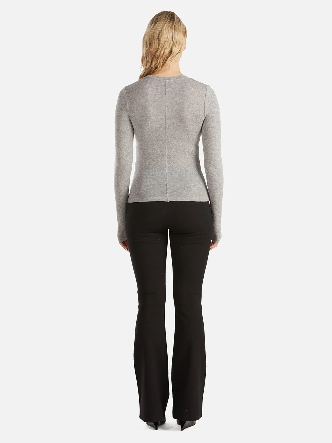Willow Long Sleeve Top - Charcoal Marle sold by Ena Pelly product image thumbnail 3