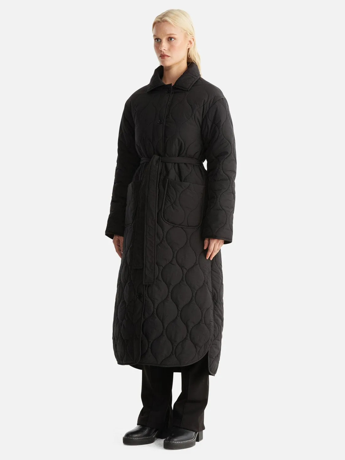 Louise Quilted Puffer Jacket - Black sold by Ena Pelly product image thumbnail 2