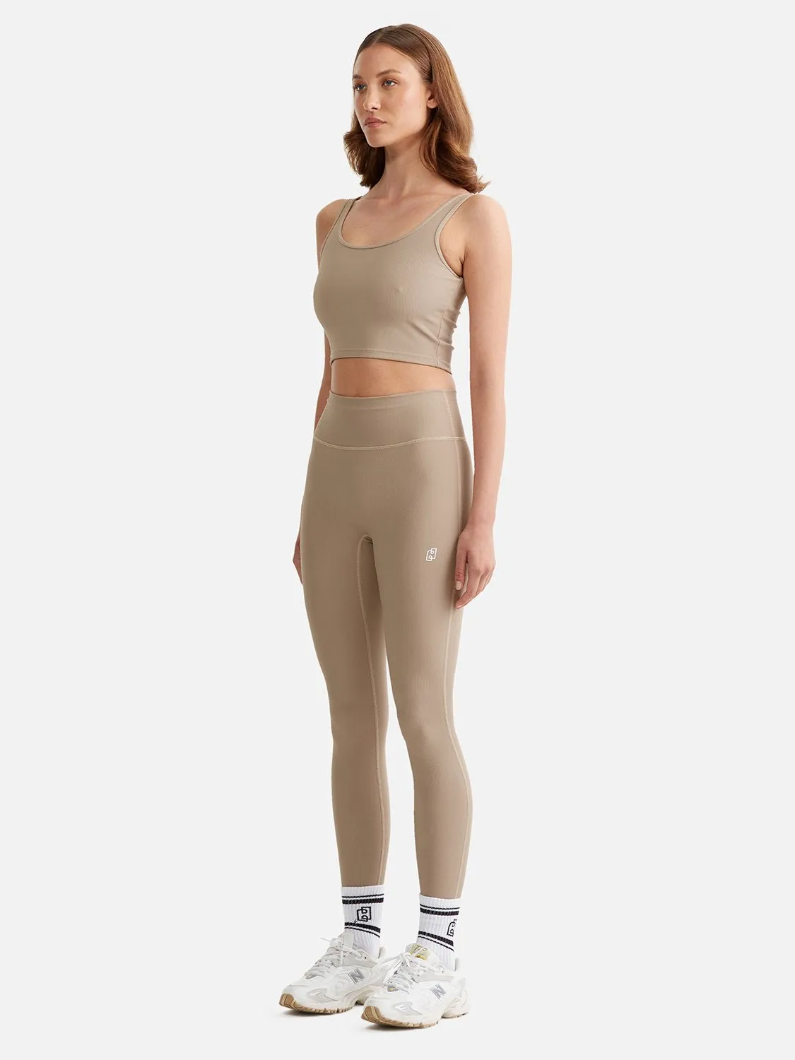 Athleisure Rib Legging - Mushroom sold by Ena Pelly product image thumbnail 2