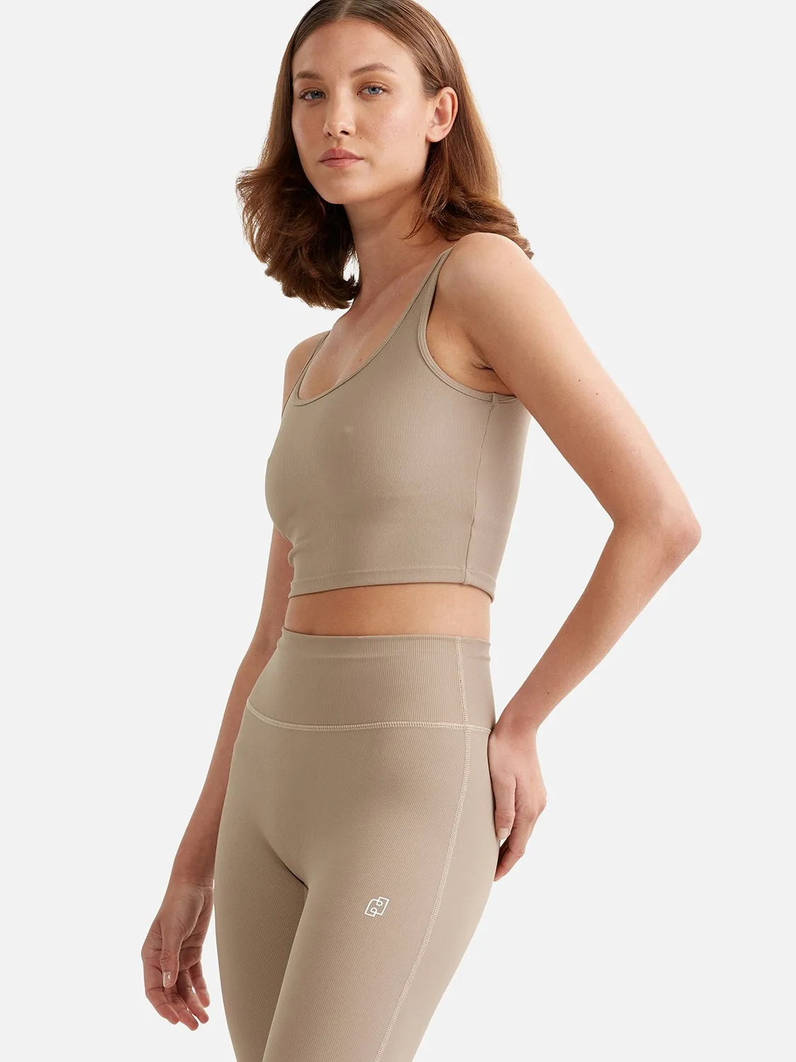 Athleisure Rib Legging - Mushroom sold by Ena Pelly product image thumbnail 4