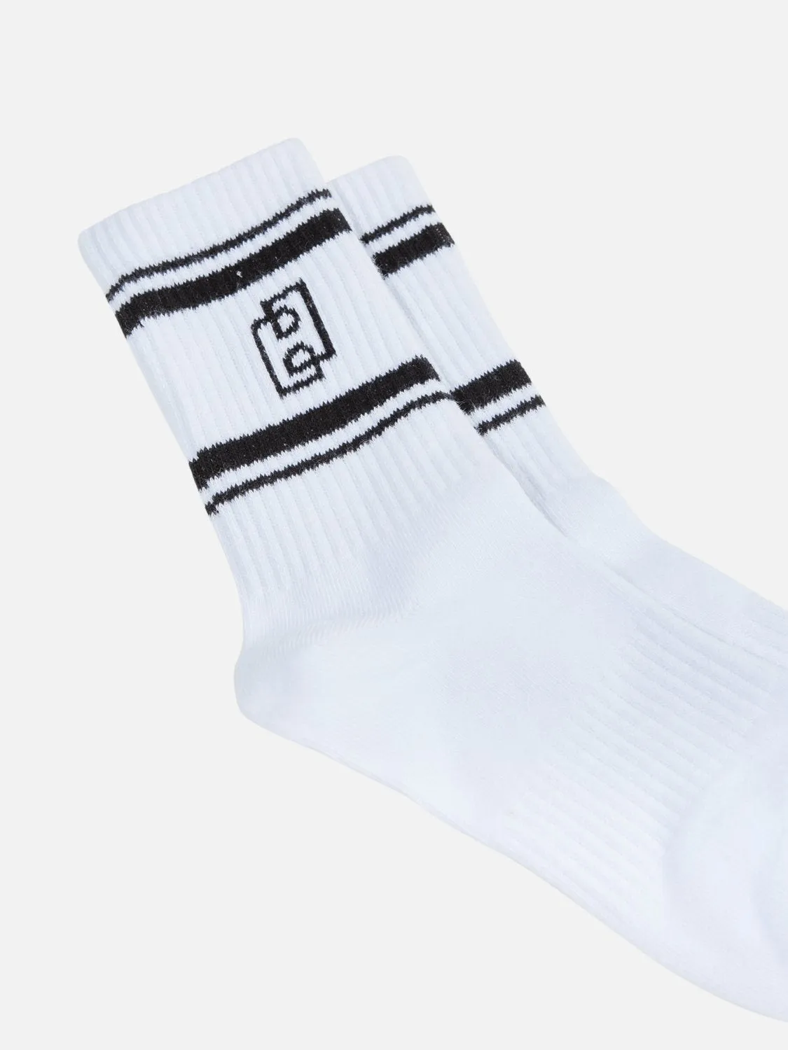 Athleisure Sock - White Monogram sold by Ena Pelly product image thumbnail 2