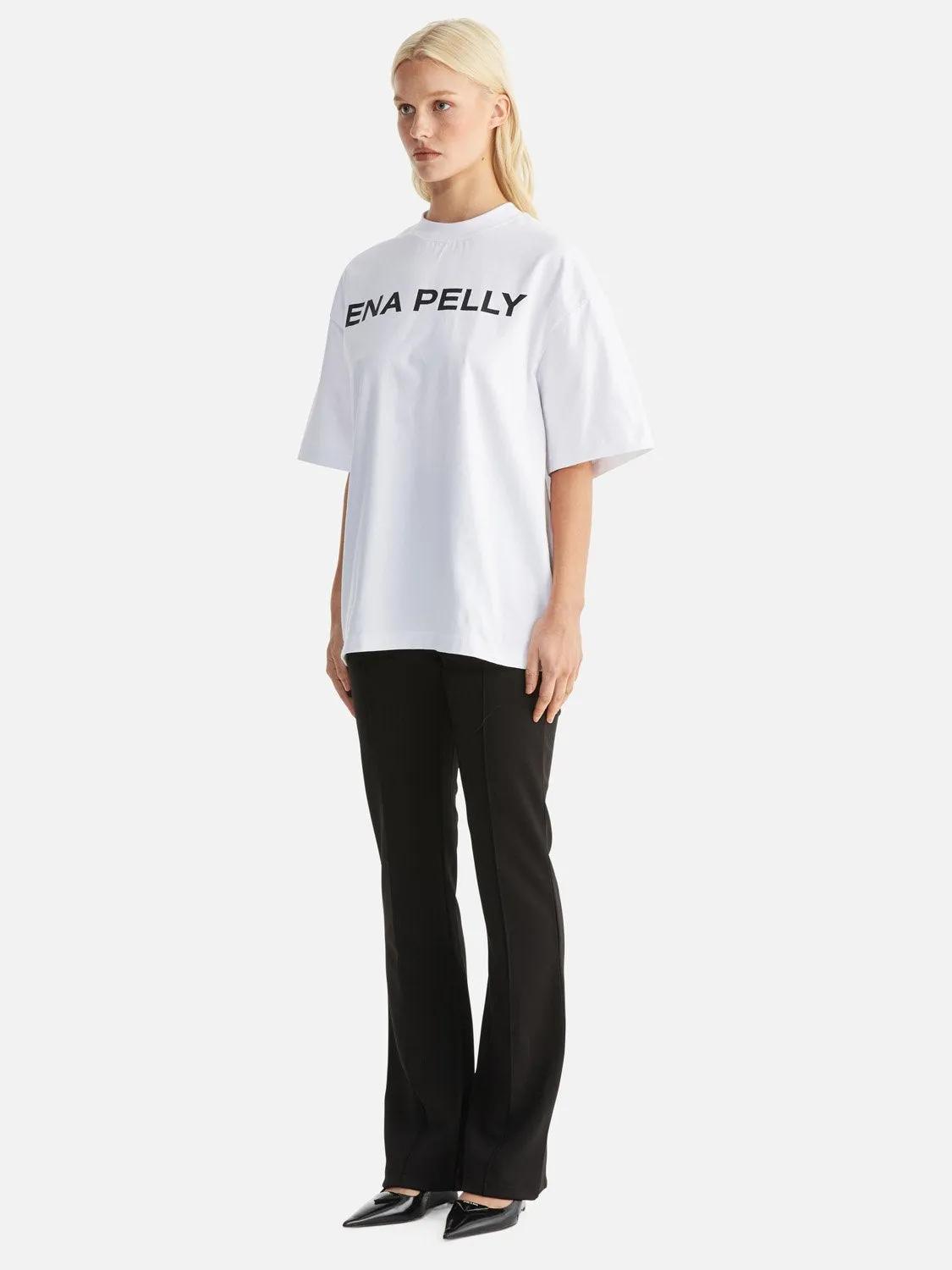 Chloe Oversized Tee Core Logo sold by Ena Pelly product image thumbnail 2