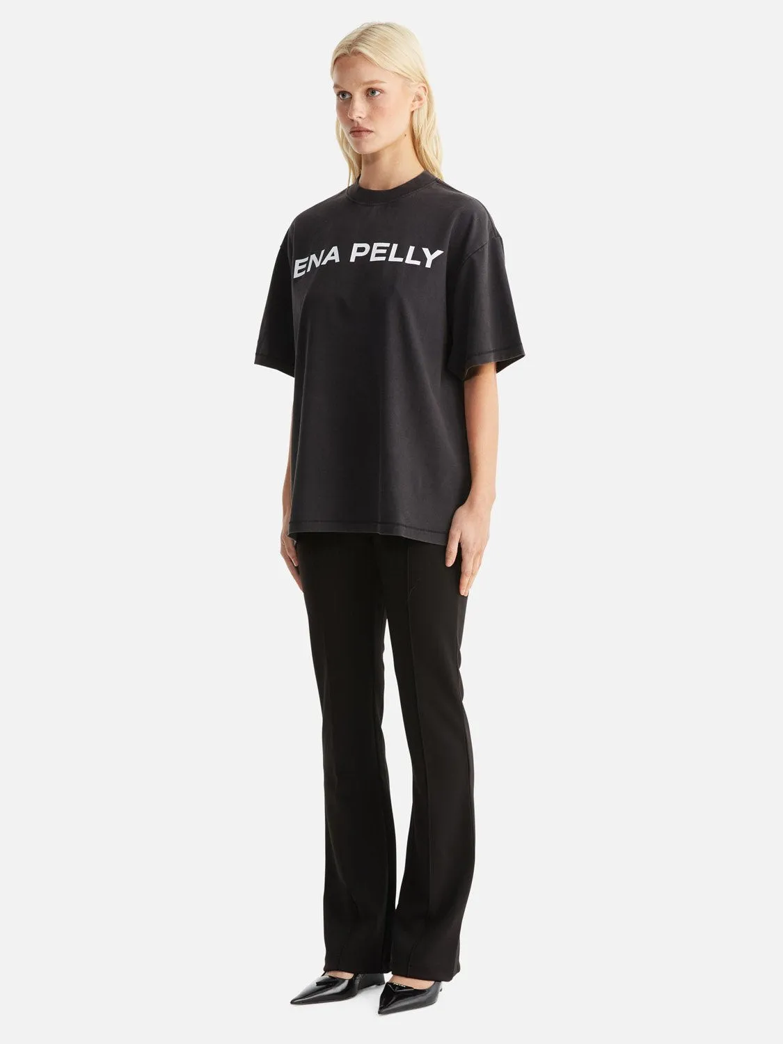 Chloe Oversized Tee Core Logo sold by Ena Pelly product image thumbnail 2