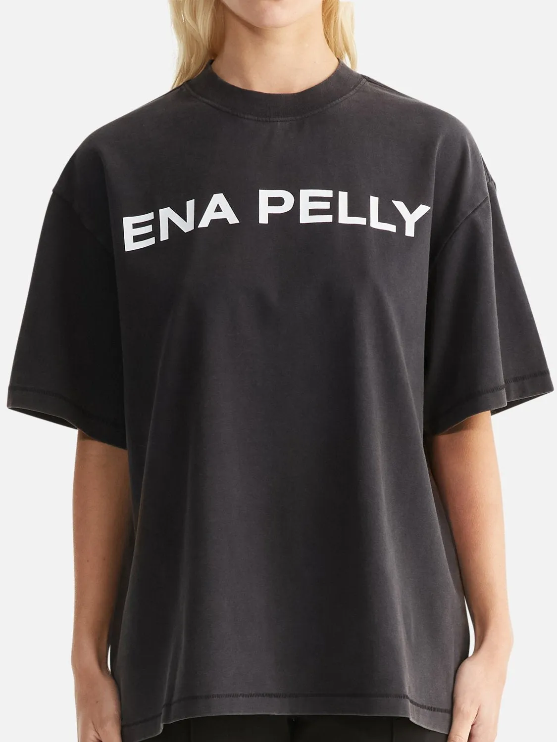 Chloe Oversized Tee Core Logo sold by Ena Pelly product image thumbnail 4