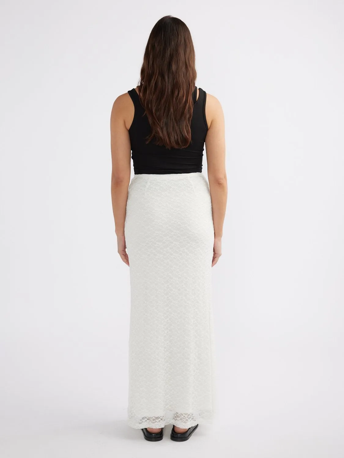 HOPE LACE SKIRT - White sold by Ena Pelly product image thumbnail 3