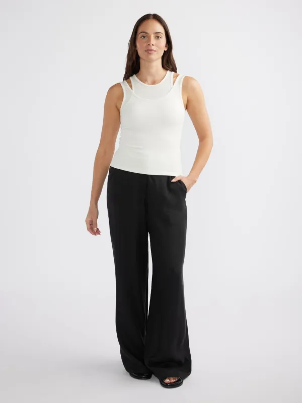 EVIE LAYERED RIB TANK sold by Ena Pelly
