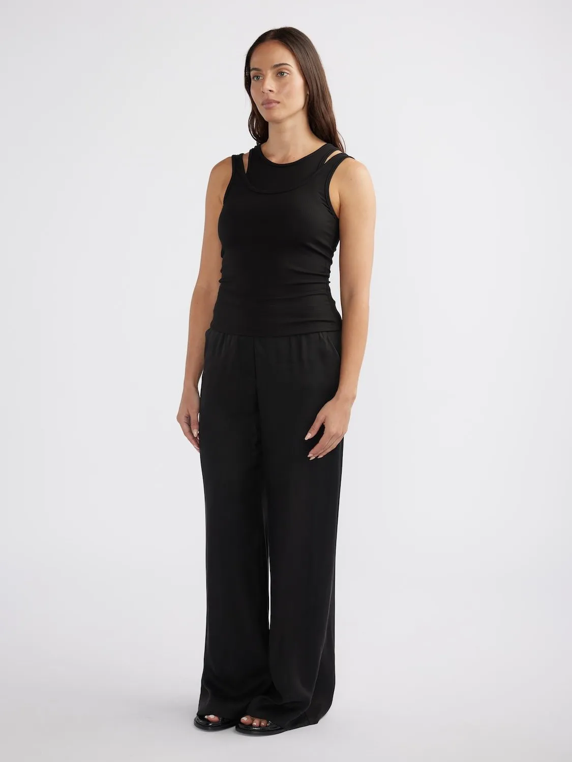 EVIE LAYERED RIB TANK sold by Ena Pelly product image thumbnail 3