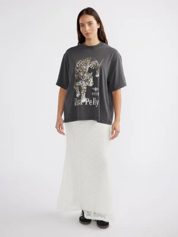 JAGUAR TEE - Faded Black sold by Ena Pelly
