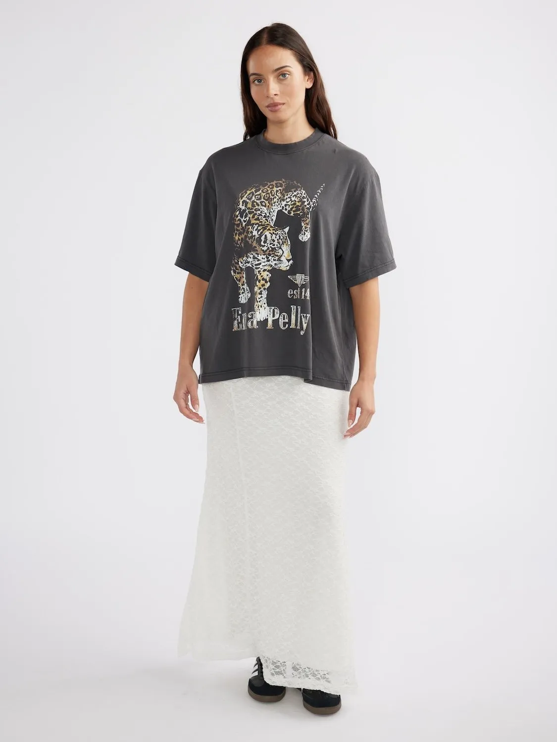 JAGUAR TEE - Faded Black sold by Ena Pelly