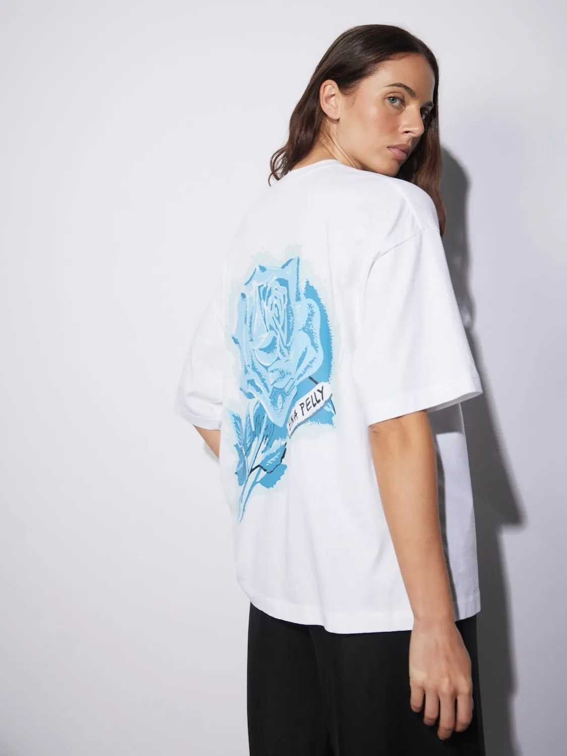 BLUE ROSE TEE sold by Ena Pelly product image thumbnail 4