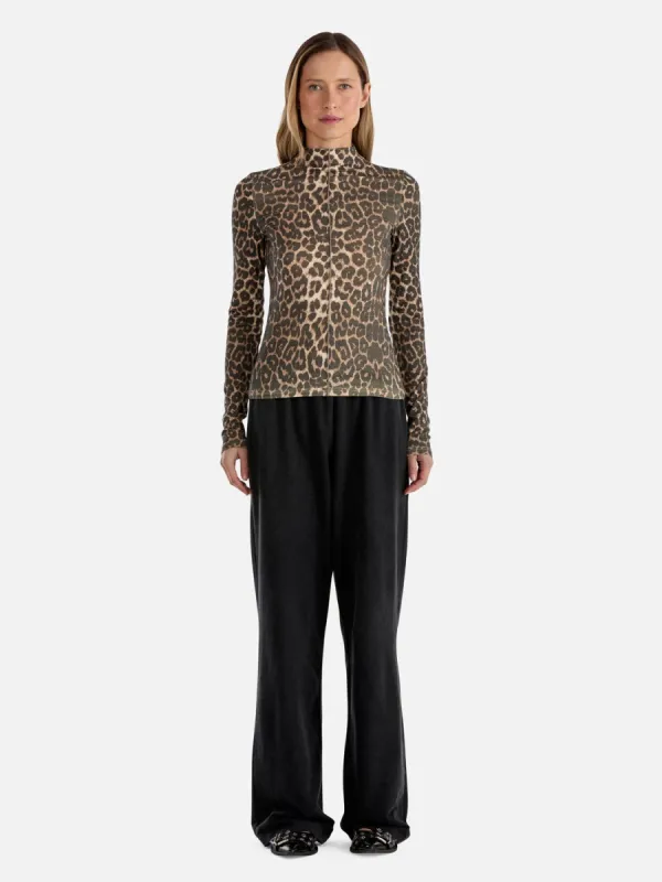 SURI LONGSLEEVE TOP - Leopard Print sold by Ena Pelly